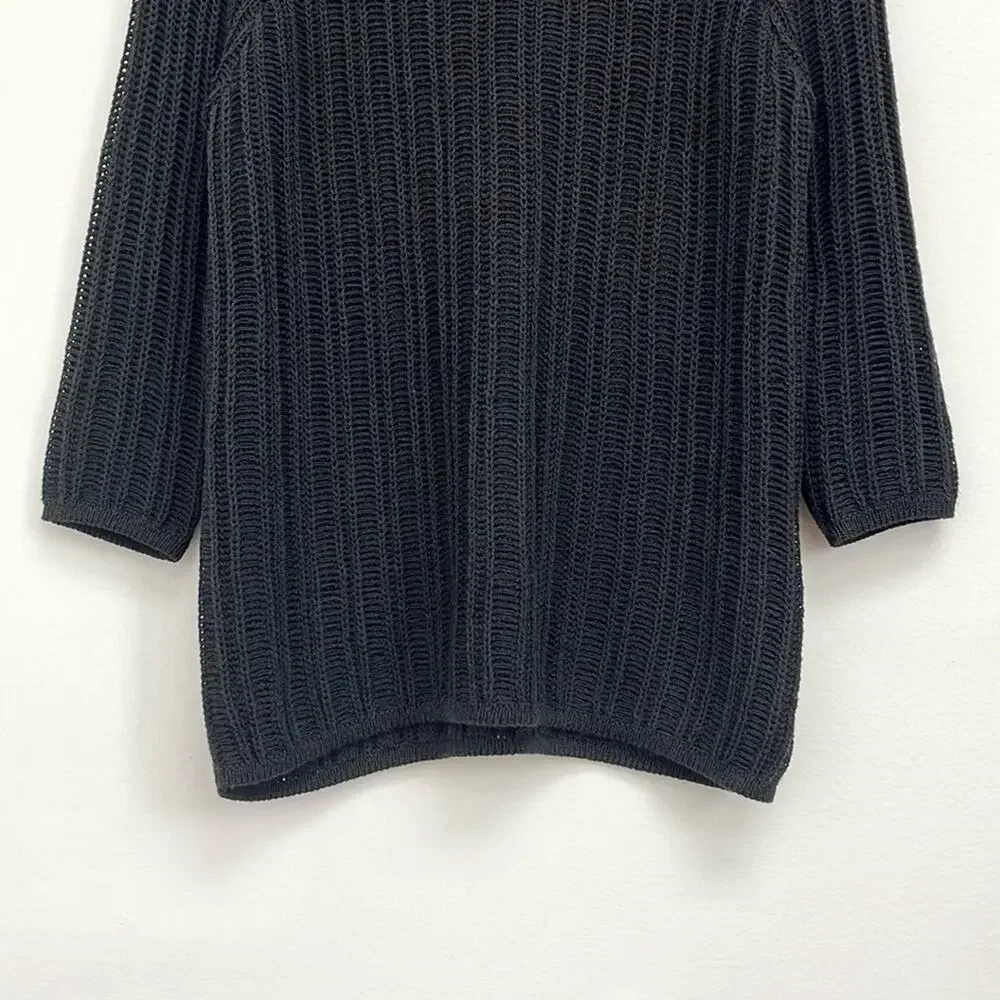 Weekend Max Mara Open Knit Classic Luxury Capsule Minimalist Sweater Top - Small